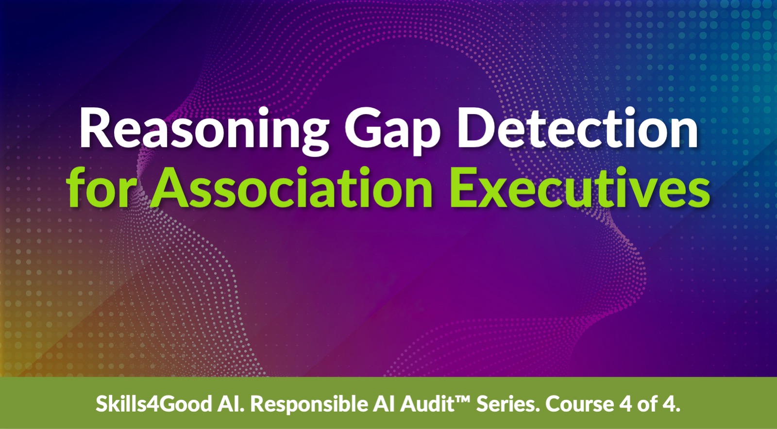 Reasoning Gap Detection for Association Executives