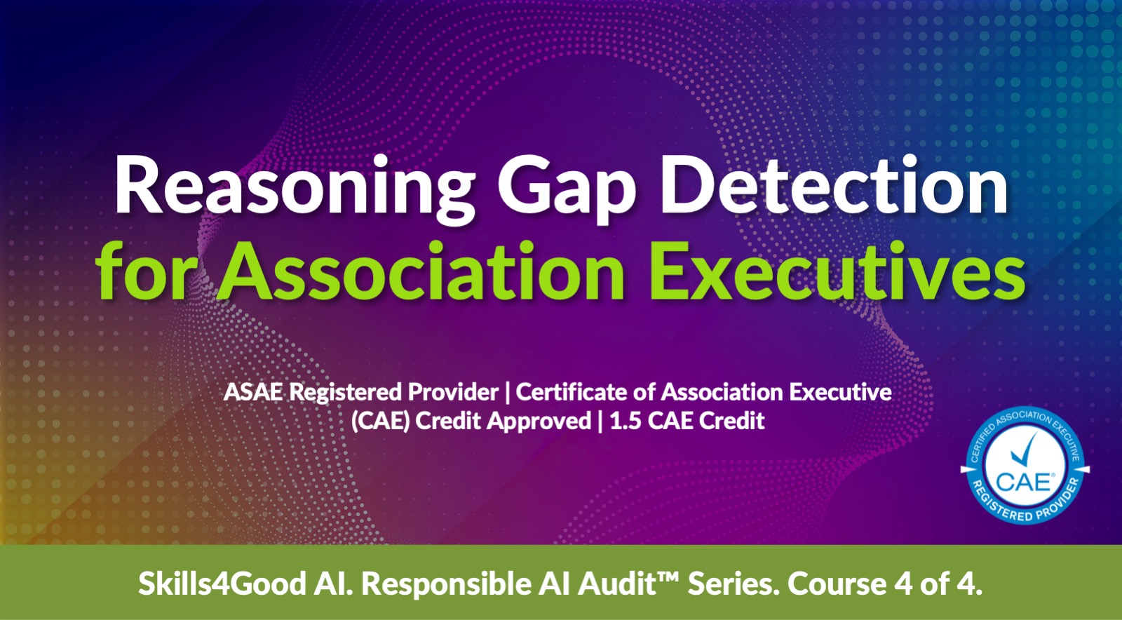 Reasoning Gap Detection for Association Executives